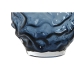 Vase Home ESPRIT Blau Kristall Moderne 17 x 17 x 30 cm