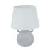 Lampada da tavolo Versa Grigio Lino Ceramica 20 x 28 cm