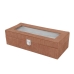 Uhrenbox Versa Grau Polyester 13,5 x 9 x 30,5 cm