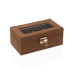 Box for watches Versa MDF Wood 11,5 x 8 x 21 cm