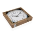 Wall Clock Versa Blue Wood 4,2 x 30 x 30 cm