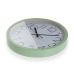 Horloge Murale Versa Vert Bois 4,2 x 30 x 30 cm