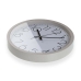 Wall Clock Versa Beige Wood 4,2 x 30 x 30 cm