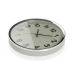 Horloge Murale Versa Blanc Plastique 4,8 x 32 x 32 cm