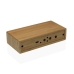 Alarm Clock Versa Bamboo Minimalist 7,3 x 3,5 x 16 cm