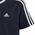 Футболка с коротким рукавом Adidas 3S Badge of Sport Чёрный