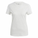 Camisola de Manga Curta Mulher Adidas 3S Branco