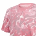 Kurzarm-T-Shirt für Kinder Adidas Jg Fi Aop Rosa