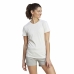 Camisola de Manga Curta Mulher Adidas 3S Branco