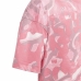 Barn T-shirt med kortärm Adidas Jg Fi Aop Rosa