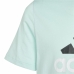 Barn T-shirt med kortärm Adidas U Bl 2 Aquamarine