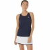 Sport T-shirt Korte Mouwen Asics Court Blauw Donkerblauw Tennis