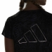 Dames-T-Shirt met Korte Mouwen Adidas Ri 3B Aop Zwart