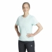 Women’s Short Sleeve T-Shirt Adidas Own The Run Aquamarine