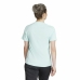 Dames-T-Shirt met Korte Mouwen Adidas Own The Run Aquamarijn