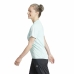 Women’s Short Sleeve T-Shirt Adidas Own The Run Aquamarine