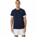 Camiseta Deportiva de Manga Corta Asics Court Azul marino Tenis