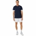 Camiseta Deportiva de Manga Corta Asics Court Azul marino Tenis