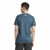 Camiseta Adidas Run Icons 3 Bar Azul