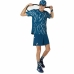 Camiseta Deportiva de Manga Corta Asics Game Ss Top Azul Tenis