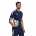 Men's Short-sleeved Football Shirt Adidas Con22 Blue