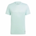 Heren-T-Shirt met Korte Mouwen Adidas Run It Aquamarijn