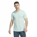 Herren Kurzarm-T-Shirt Adidas Run It Aquamarin