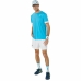 Kurzärmliges Sport T-Shirt Asics Court Ss Top Himmelsblau Tennis