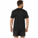 Camisola de Manga Curta Homem Asics Fujitrail Logo Ss Top Preto