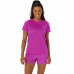 Dames-T-Shirt met Korte Mouwen Asics Core Ss Top Roze Fuchsia