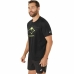 Ανδρική Μπλούζα με Κοντό Μανίκι Asics Fujitrail Logo Ss Top Μαύρο