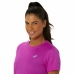 Camiseta de Manga Corta Mujer Asics Core Ss Top Rosa Fucsia