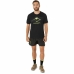 Maglia a Maniche Corte Uomo Asics Fujitrail Logo Ss Top Nero