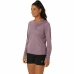 Camisa de Manga Larga Mujer Asics Core Ls Top Rosa Ciruela