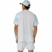 Camiseta Deportiva de Manga Corta Asics Game Ss Top Blanco Azul claro Tenis