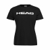 Camiseta Deportiva de Manga Corta Head Club Lucy Negro Tenis