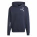 Sweat à capuche homme Adidas Bl Fl Hd Q3 Fl Bleu Blue marine