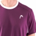 Camiseta Deportiva de Manga Corta Head Slice Morado Tenis