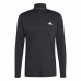 Training Sweatshirt for Adults Adidas Tr-Es+ 1I4Zip Black