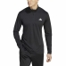 Μπλουζάκι Γυμναστικής για Ενήλικες Adidas Tr-Es+ 1I4Zip Μαύρο