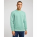 Herensweater zonder Capuchon Lee Plain Crew Intuition Grijs Water