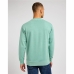 Herensweater zonder Capuchon Lee Plain Crew Intuition Grijs Water