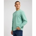 Herensweater zonder Capuchon Lee Plain Crew Intuition Grijs Water