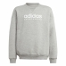 Sweatshirt ohne Kapuze für Mädchen Adidas All Szn Crew Grau