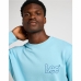 Herren Sweater ohne Kapuze Lee Wobbly Preppy Blau Wasser