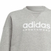 Dievčenská mikina bez kapucne Adidas All Szn Crew Sivá