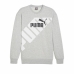 Men’s Sweatshirt without Hood Puma POWER Graphic C Grey