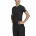 Women’s Short Sleeve T-Shirt Adidas Powerreact Black