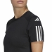 Maglia a Maniche Corte Donna Adidas Powerreact Nero