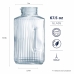 Glas-Flasche Luminarc Quadro Durchsichtig Glas 2 L